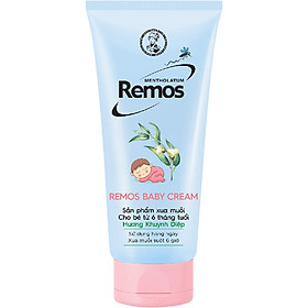 Kem Chống Muỗi Cho Bé Từ 6 Tháng Tuổi Remos Mentholatum Hương Khuynh Diệp (70g)