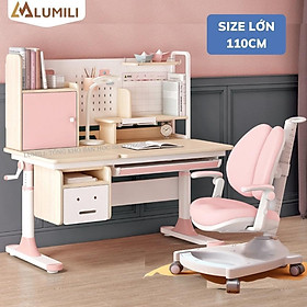 Mua Bàn học chống gù chống cận thông minh trẻ em Lumili 310 gỗ tự nhiên cao cấp