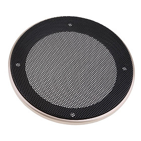 4 Inch Speaker Grills Cover Case with 4 pcs Screws for Speaker Mounting Home Audio DIY -128mm Outer Diameter Champagne