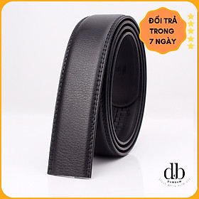 Dây nịt thắt lưng nam da bò 2 lớp không có khóa đi kèm bền đẹp 3.5cm  DDT100