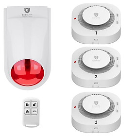 Mua Bộ Chuông Báo Cháy Không Dây Exsmith ESKIT02