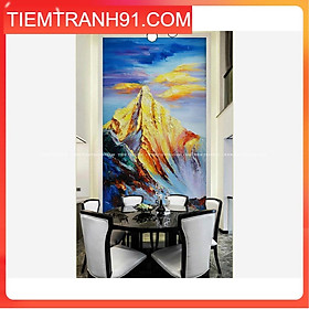 Mua Tranh in cao cấp | Tranh Sơn Dầu Núi Vàng - 02