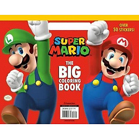 Hình ảnh Sách - Super Mario: The Big Coloring Book (Nintendo) by Random House (US edition, paperback)
