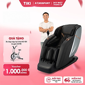 Ghế massage KINGSPORT G95 cao cấp, công nghệ massage 3D Ultra,  công nghệ lọc khí Ion âm, massage từ tính lòng bàn tay