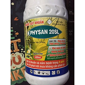 Thuốc đặc trị vi khuẩn thối nhũn trên hoa lan Physan 480ml 20SL lạnh nhãn mới