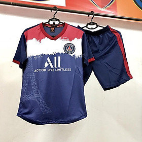 Siêu phẩm áo đá bóng CLB Paris Saint-Germain cao cấp 2022-2023 xanh tím than