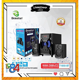 Mua Loa Máy Tính Bluetooth Để Bàn 2.1 Bosston T1850-BT Led Rgb Loa Vi Tính Tivi Công Suất Lớn Âm Thanh Hay Bass Khủng