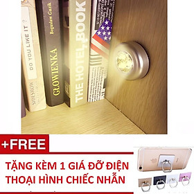 Mua Đèn led mini dán tường 3 bóng màu trắng giúp tiết kiệm điện.