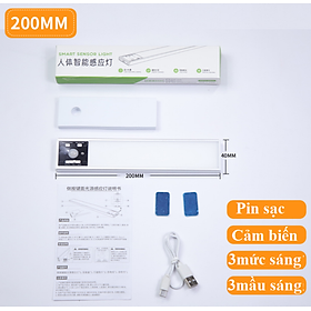 Đèn LED Cảm Biến Chuyển Động Nhiều Kích Cỡ, Cảm Ứng Hồng Ngoại 3 Chế Độ