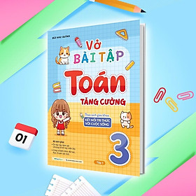 Sách - Vở Bài Tập Toán Tăng Cường Lớp 3 - Tập 1 - Theo Sách Giáo Khoa Kết Nối Tri Thức Với Cuộc Sống - Megabook