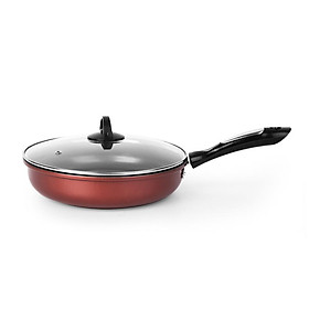 Non-stick Frying Pan Home Kitchen Steak Cooking Pans Helper with Non-slip Handle