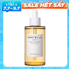 Tinh Chất Rau Má Giảm Mụn, Dưỡng Trắng Da và Phục Hồi Da Skin1004 Madagascar Centella Asiatica Ampoule 100ml (mẫu mới) + Tặng kèm 1 mặt nạ sủi bọt Su:m 37 Đen