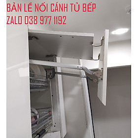 Mua Bộ 2 bản lề nối cánh tủ bếp  chất liệu hợp kim phủ sơn tĩnh điện sáng bóng