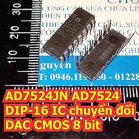 Mua AD7524JN AD7524 DIP-16 IC chuyển đổi DAC CMOS 8 bit kde7370