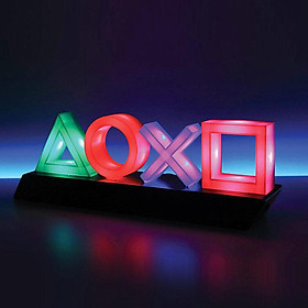 Bright Game Icons Light with 3 Light Modes - Music Reactive Game Room Lighting for Playstation Home Bedroom Tabletop Decoration