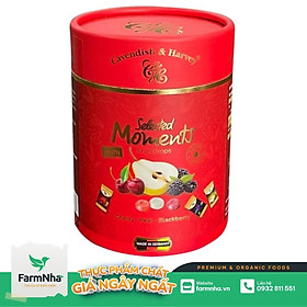 Kẹo trái cây Cavendish & Harvey 100g Selected Moments Fruit Drops Red - Hỗn hợp trái cây Cherry Anh đào, Pear Lê, Blackcherry Dâu hàng chính hãng nhập khẩu từ Đức