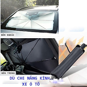 Ô che nắng đa năng cho xe ô tô, xe hơi - Dù chống nắng kính lái, ngăn tia UV bảo vệ nội thất xe hơi ô tô cao cấp