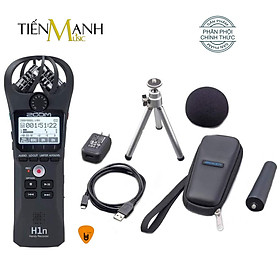 Hình ảnh Bộ Máy Thu Ghi Âm Mic Zoom H1N Full Phụ kiện - Thiết bị thu âm cầm tay kỹ thuật số Microphone Stereo - Kèm Móng Gẩy DreamMaker