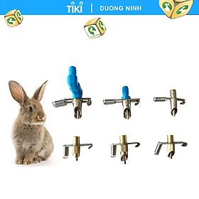 Van uống nước tự động cho thỏ - Inox - Đồng - Nhựa VT62
