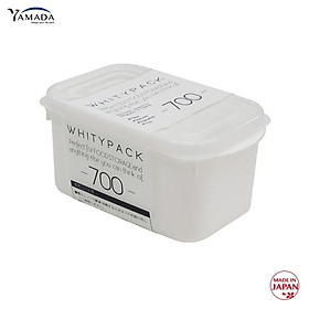Hộp đựng thực phẩm Yamada Whity Pack, nắp bằng nhựa cao cấp an toàn tuyệt đối khi sử dụng - nội địa Nhật Bản