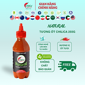 [KHÔNG CBQ] Natural Tương Ớt ChiliCa 255g - Lên Men Tự Nhiên, Không Chất Điều Vị, Không Hương Liệu