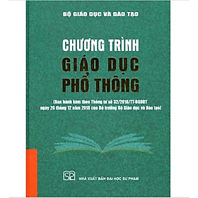 Hình ảnh Sách - Chương Trình Giáo Dục Phổ Thông