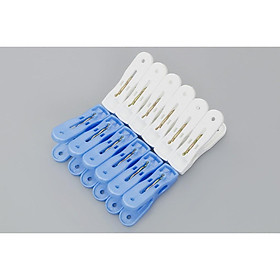 Mua Vỉ 12 kẹp quần áo nhựa cao cấp