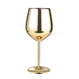 Red Wine Glass Goblet Stainless Copper Plated Champagne Cup Drinking 500ML