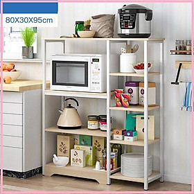 Mua re0498 Kệ để đồ nhà bếp 7 ô - Kệ bếp đa năng - Kệ lò vi sóng