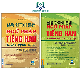 [Download Sách] Combo 2 Cuốn Ngữ Pháp Tiếng Hàn Thông Dụng Sơ Cấp + Ngữ Pháp Tiếng Hàn Thông Dụng Trung Cấp (Học Cùng App MCBooks) - MinhAnBooks