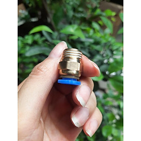 Combo 10 Ren ngoài phi 13 nối ống plastic 8mm cho hệ thống phun sương