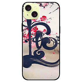 Ốp lưng dành cho Iphone 15 - Iphone 15 Plus - Iphone 15 Pro - Iphone 15 Pro Max - Thư Pháp LỘC Nền Anh Đào