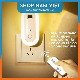 Mua Đèn Ngủ Oval Thông Minh Kèm Remote  10 Cấp Độ Sáng  Hẹn Giờ Tắt - Chính Hãng NAVIVU