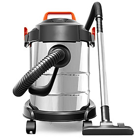 Máy hút bụi gia đình ENOLUX GD-38 thùng inox 12L - công suất 1200w - hai chức năng hút và thổi - hút bụi khô và nước - có bánh xe di chuyển - kích thước 32x32x48cm -trọng lượng 6kg  - Hàng Chính Hãng