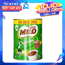 Combo 3 Hộp Sữa Bột Nestle Milo Hộp 1kg - Nhập Khẩu Úc, bổ sung năng lượng