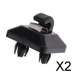 2xSun Visor Clip Hook Holder for A1 A3 A4 A5 Q3 Q5 2013 2014 2015 Black 2