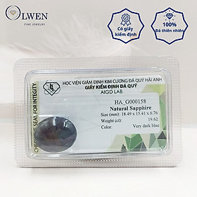 Viên đá Sapphire thiên nhiên HA-G000158