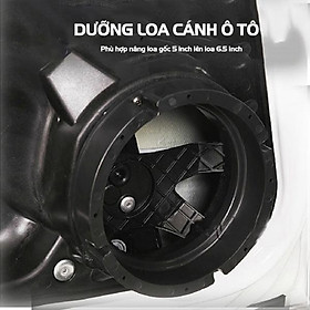 mặt dưỡng loa, đệm đế dưỡng loa ô tô cỡ 6.5inch =160mm phụ kiện độ loa cánh Volkswagen