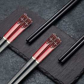 Mua COMBO sét 5 đôi đũa ăn xuất nhật   kháng khuẩn làm từ sợi thủy tinh tổng hợp ( tặng bộ 4 cọ vs vòi ấm  nội địa nhật bản )