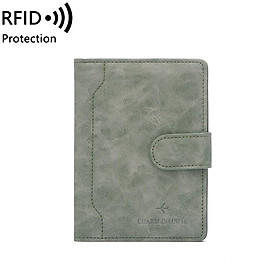 Ví da đựng hộ chiếu, visa đa năng công nghệ RFID chống trộm có ngăn đựng sim cao cấp có khóa nam châm PP6 - Rockcow