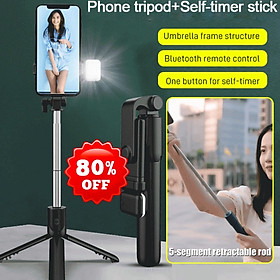 Mua Gậy chụp ảnh tự sướng điều khiển từ xa có đèn led trợ sáng   xuay 360 độ..gấp gọn bỏ túi tiện lợi..CÓ ĐÈN