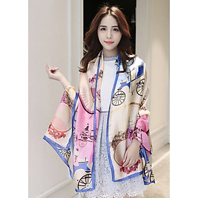 Khăn Choàng Cổ Lụa Hàng Châu Thời Trang - KLHC11902 (90 x 180 cm)