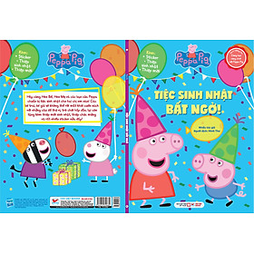 Tiệc Sinh Nhật Bất Ngờ - Peppa Pig - Tặng Với Nhiều Sticker Sinh Nhật, Thiệp Mời