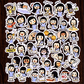 Set 30-60 Smile Brush Sticker