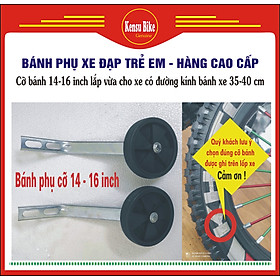 bánh phụ cho xe đạp trẻ em từ 12 inch đến 20 inch hàng Việt Nam chất lượng cao