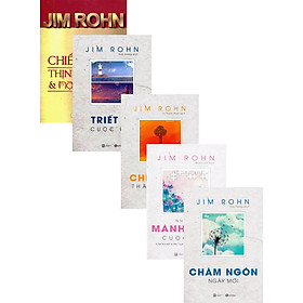 Combo Bộ Sách Jim Rohn: 7 Chiến Lược Thịnh Vượng+ Chìa Khóa Thành Công+ Châm Ngôn Ngày Mới+ Triết Lý Cuộc Đời + Những Mảnh Ghép Cuộc Đời (Bộ 5 cuốn) _THA