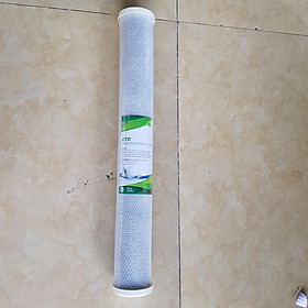 Mua Lõi lọc than nén số 3 lõi CTO 20 inch lọc nước sinh hoạt đầu nguồn