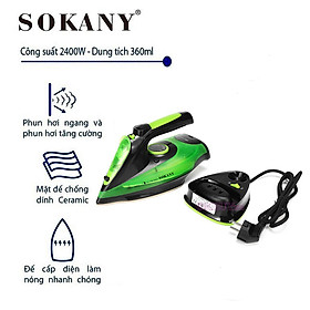 Mua Bàn là hơi nước không dây SOKANY 2400W  AJ-2085 - Hàng chính hãng