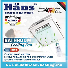 Mua Quạt mát âm trần điều khiển từ xa Hans H10R Hàng chính hãng