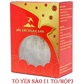 Tổ Yến Sào Tinh Chế (8g/Hộp) (Tổ Yến làm sạch/Tổ Yến Sạch chế biến từ Tổ Yến Thô /Tổ Yến còn lông) Yến Sào Trung Nam